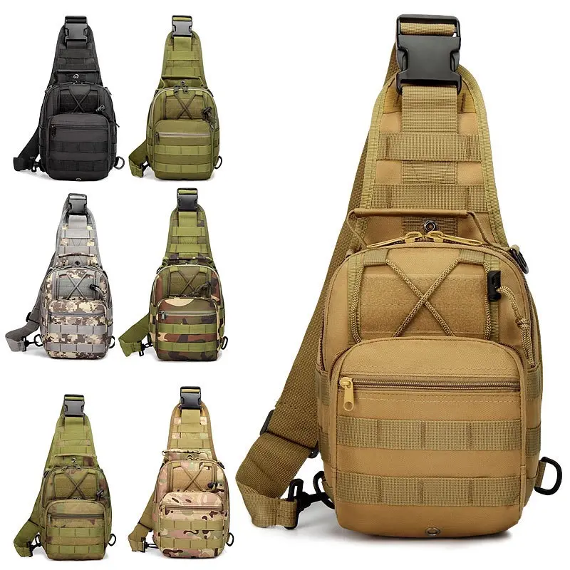 Jnkg001sturdyarmor bolsa pecho Crossbody Vai Túi 600D Oxford ngoài trời Molle Sling Daypack túi ngực chiến thuật cho cắm trại Hik