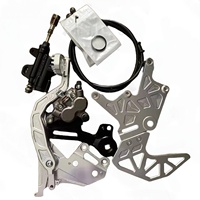 Kit de frein à pied Surron 4 pistons en aluminium CNC pour Talaria Sting MX4 MX3 XXX Light Bee X Ultra Bee Système de freinage haute performance