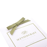 Sachet de senteurs personnalisées de lavande de pot-pourri à odeur fine Sachet de papier parfumé suspendu de voiture à la maison avec crochet en plastique