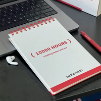 Ringbuch mit Loseblatt-Notizbuch, Abnehmbaren Trennblättern und Mehrfach-Gitterlayout für Wöchentlichen Budgetplaner, Büro-Schreibwaren-Set