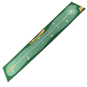 Tappetino da <span class=keywords><strong>Golf</strong></span> per Putting - Tappeto da Allenamento Portatile per Interni/Esterni con Guide per l'Allineamento in Nylon/Poliammide (50x300cm) per Casa - Product Image 3