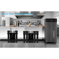 Système de filtration d'eau électrique commercial et extérieur en acier inoxydable IDIY avec purificateur UV RO et contrôle par application pour évier de cuisine