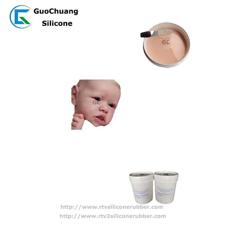 Mềm 0 bờ một bạch kim chữa bệnh cao su Silicone lỏng cho búp bê em bé tái sinh