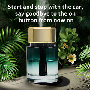Difusor de humidificador de coche, máquina de aromaterapia automotriz de vidrio digno recargable, difusor de aceite esencial para purificar olores YS - Product Image 5
