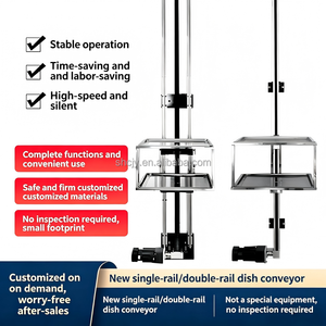 Elevador de Servicio para Cocina y Restaurante, 100-200 kg, Velocidad 0.4m/s, <span class=keywords><strong>Montaplatos</strong></span>, Ascensor de Servicio - Product Image 2