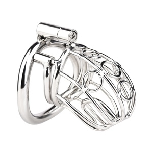 FRRK-242 Metal Chastity Cage Chastity Lock Chastity Device Wholesale Penis Cage Factory BDSM Gay <b>Toys</b> - Product Image 4