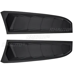 For Honda Civic 10th Gen 2016-2020 Body Kit Glossy Black Sport Style Car Side Rear <b>Window</b> Louver Shutter <b>Cover</b> Car Accessories - Product Image 4