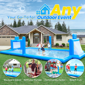Juego <span class=keywords><strong>de</strong></span> deporte inflable Voleibol <span class=keywords><strong>de</strong></span> agua inflable azul Campo <span class=keywords><strong>de</strong></span> red <span class=keywords><strong>de</strong></span> PVC Campo <span class=keywords><strong>de</strong></span> fútbol Campo <span class=keywords><strong>de</strong></span> cancha <span class=keywords><strong>de</strong></span> fútbol inflable - Product Image 5