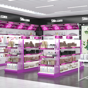 Étagère de supermarché affichage led cosmétique rackled pour supermarché rayonnage gondole de supermarché avec îlot lumineux - Product Image 5