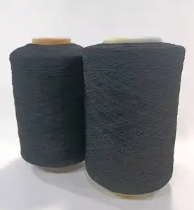 Black 210/150 Bleached Knitting Sustainable Fancy Yarn Weaving High Tenacity Rubber band