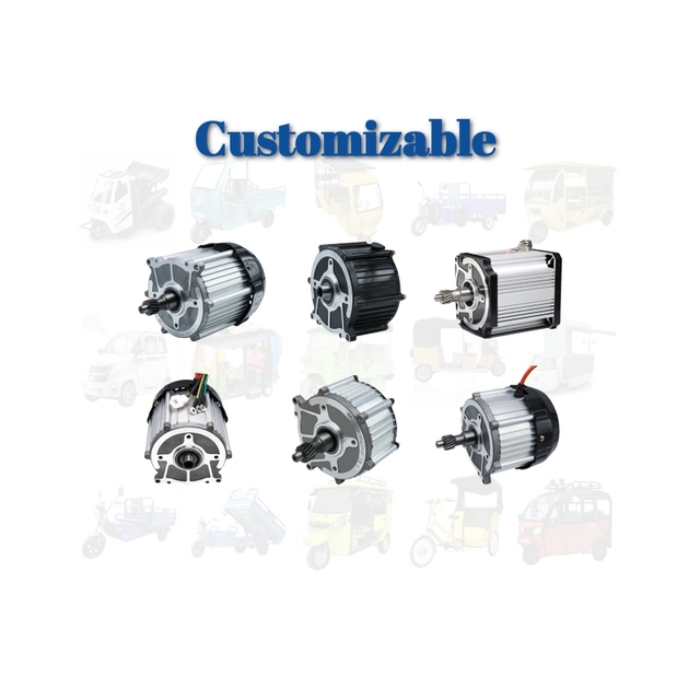 48V 1200W Motor Electric Rickshaw Motor High Torque BLDC Motor Suitable for Indian Market