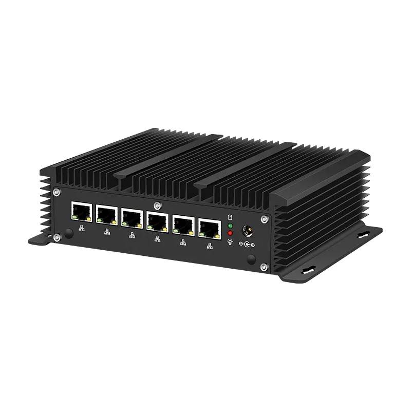 Pfsense Linux J1900 RAM 8GB SSD 128GB Mikrofon Web SFT Mikrofon Alat Jaringan Firewall 6 LAN Port PC Mini