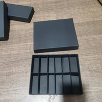 Vente en gros de boîtes rigides personnalisées avec couvercle et couvercle de type tiroir pour le contenant d'huile, 6, 8, 12 pièces, pour l'emballage d'huile parfumée de 10 ml