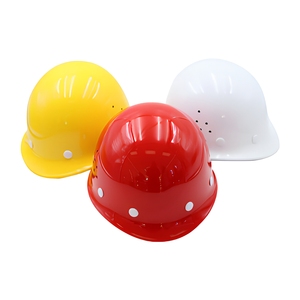 Casque de sécurité en fibre de verre de haute qualité, résistant aux chocs, pour travaux de construction, d'exploitation minière et électriques - Product Image 1