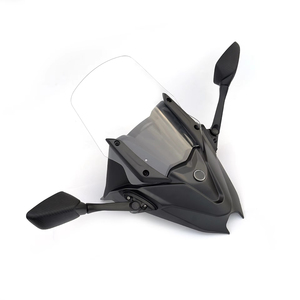 Accessoires moto : Pare-brise avant surélevé et rétroviseur avant pour Yamaha NMAX <span class=keywords><strong>TMAX</strong></span> 25-26 - Product Image 4