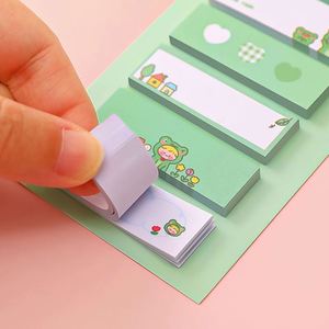 Wholesale Custom Creative Lovely Kawaii Stationery Memo Pad <b>Bookmark</b> Animal Shape Sticky Notes Cute Paper Memo Pads - Product Image 3