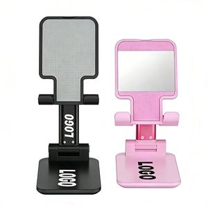 New Design Promo Gift Wholesale Custom Logo Cheap Portable Foldable <b>Desktop</b> Mobile Phone <b>Stand</b> Holder Anti-slip for All Phones - Product Image 1