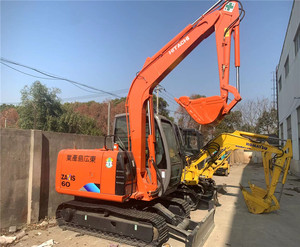 Machines de chantier d'occasion du Japon, excavatrice d'occasion, équipement de chantier HITACHI ZX60 à vendre - Product Image 1