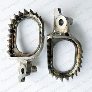 Repose-pieds en titane GR5 haute résistance soudé à la main pour Yamaha YZ 85 125 <span class=keywords><strong>YZF</strong></span> <span class=keywords><strong>250</strong></span> 450 - Product Image 3