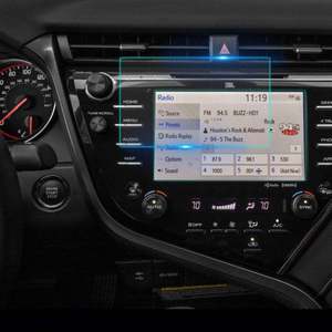 Protection d'écran de navigation automobile en verre trempé HD transparent sur mesure pour Toyota Camry 7 pouces, film protecteur d'écran GPS étanche - Product Image 1