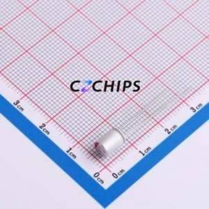 Condensateur solide PA35V47M5X7, composant traversant (THT), D5xL7mm 47uF 20% 35V 2.6A100kHz - Product Image 1