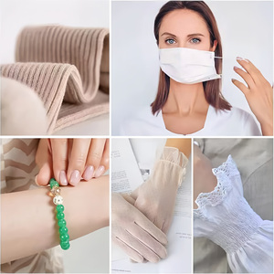 Filo Elastico in Spandex e Lattice a <span class=keywords><strong>Doppia</strong></span> Copertura, Vendita Diretta dalla Fabbrica, per Calze e Tessuti Elastici, Filato Rivestito in Elastan Personalizzato - Product Image 6