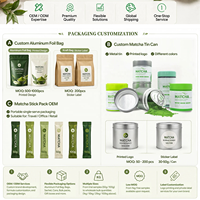 Thé matcha biologique de qualité cérémonielle certifié USDA EU, en poudre, marque privée OEM