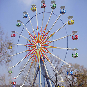 Gran Oferta: Rueda de la Fortuna de Acero Personalizada para Parques de Atracciones, 30m de Altura, para Luna Park - Product Image 2