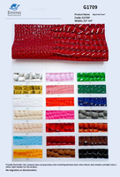 Étui de protection résistant à l'abrasion en cuir PVC brillant à motif crocodile avec perles en pierre pour bagages et ordinateurs portables