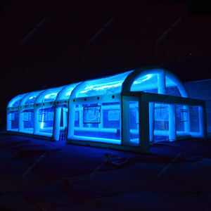 Tienda de Campaña Inflable para Acampar al Aire Libre, Tienda de Campaña Inflable con Luces LED, Casa Inflable Transparente para Eventos, Fiestas y Bodas - Product Image 6