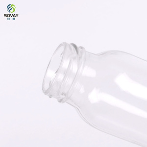 Bouteille en verre transparente <span class=keywords><strong>moins</strong></span> chère de 250 ml, 350 ml, 500 ml avec couvercle en fer pour boissons froides, thé et jus de lait – Bouteille en verre vide - Product Image 5