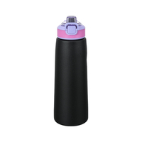 Gobelet isotherme en acier inoxydable avec paille, anti-fuite et portable pour le camping, les voyages, la salle de sport et les activités de plein air