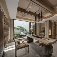 Plans de conception de maisons personnalisées de style chinois moderne pour appartements, chambres, salons, hôtels, aménagement intérieur et mobilier