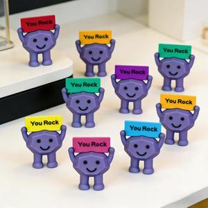 Venta al por Mayor de Piedras Motivacionales con Logotipo Personalizado, Piedra Inspiradora como Regalo, Decoración de Escritorio, Mini Figura para Niños o Estudiantes - Product Image 3