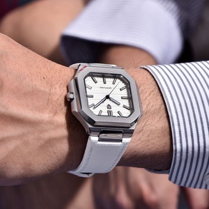 Montre à quartz pour homme PAGANI DESIGN YS019, nouvelle montre carrée pour homme, montre de sport de luxe haut de gamme, étanche, saphir, acier inoxydable - Product Image 6