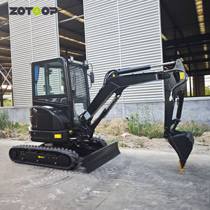 รถขุดขนาดเล็ก 2.5 ตัน จัดส่งฟรี มาตรฐาน CE EURO 5 EPA เครื่องยนต์ Kubota รถขุดตีนตะขาบขนาดเล็ก 1 ตัน 2 เครื่องขุด รถขุดสำหรับใช้ในบ้าน - Product Image 3