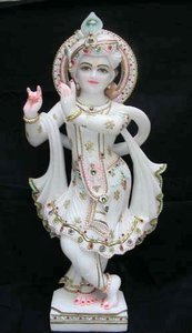 Estatua de mármol negro, Iskon Krishna - Product Image 4