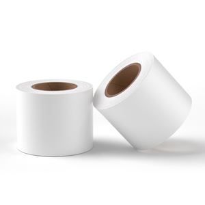 Blank Continuous Thermal Label <b>Rolls</b> Without Pre Die Cut For Self Cutting Barcode Shipping <b>Stickers</b> - Product Image 2