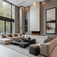Solution de design d'intérieur contemporain avec aménagement spatial pour l'Amérique du Nord