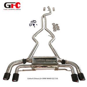 Silenciador de escape GFC Catback para 2020 ~ 2025 <span class=keywords><strong>BMW</strong></span> <span class=keywords><strong>M440i</strong></span> G22 G23 <span class=keywords><strong>G26</strong></span>, sistema de escape de válvula eléctrica de coche hecho de acero inoxidable 304 - Product Image 1