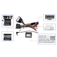 Prise 16 broches pour Audi A3 8P A4 B7 TT CAN Bus décodeur Quadlock harnais adaptateur Quad Lock connecteur RCA voiture Android câble de câblage