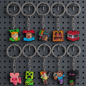 <b>Custom</b> Cartoon Style Durable Rubber <b>Keychains</b> with Musical Instruments Design Made in Vietnam - Product Image 2