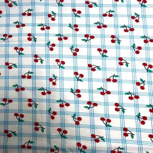 Chất Lượng Cao 100% Chải Kỹ Bông Poplin Tự Do Cherry In Vải 32*32 Slub Đồng Bằng Phong Cách Tùy Chỉnh Mật Độ Cho Quần Áo - Product Image 3