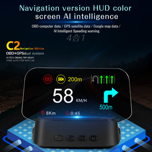 Smartgauge HD Reflection Car Hud C2 OBD + GPS Navigation Head up Display Speed Limiter OBD Diagnostic Tool Hud - Product Image 6