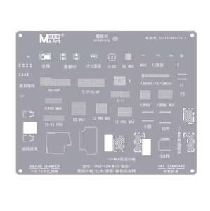 MaAnt Écran LCD IC Face ID BGA Reballing Stencil pour <span class=keywords><strong>iPhone</strong></span> <span class=keywords><strong>6S</strong></span> XS 11 12 13 14 15 15 ProMax Filet complet en acier pour la plantation <span class=keywords><strong>d</strong></span>'étain - Product Image 5