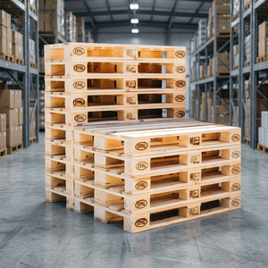 Paleta de Madera de Pino Ecológica Euro Epal, Modelo de Entrada de 4 Vías DIN EN 13698-1, Ucrania, Logística Industrial, Transporte, Todo Uso - Product Image 2