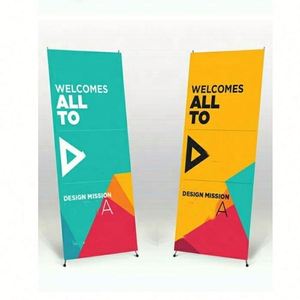 ขายส่งป้ายโฆษณาพีวีซีแบบพกพาสำหรับงานโปรโมชั่นทั้งในร่มและกลางแจ้ง ราคาถูก พิมพ์สีเต็มรูปแบบ พร้อมโลโก้ - Product Image 6