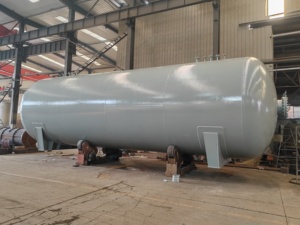 Горизонтальный резервуар для хранения жидкого азота, CO2, O2 Yijie, высокопрочный, энергосберегающий, 30 м³, из углеродистой стали Q345R - Product Image 6