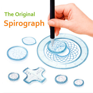Set di Righelli Spirograph con Fiori per Bambini, Modelli Magici per Disegno Artistico, Cancelleria per Pittura Creativa - Product Image 6