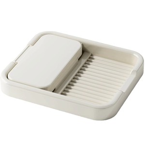 Kitchen Pot Lid Rack With <b>Tray</b> Square Foldable Countertop <b>Storage</b> For Spoon Spatula Holder Draining Rack - Product Image 5